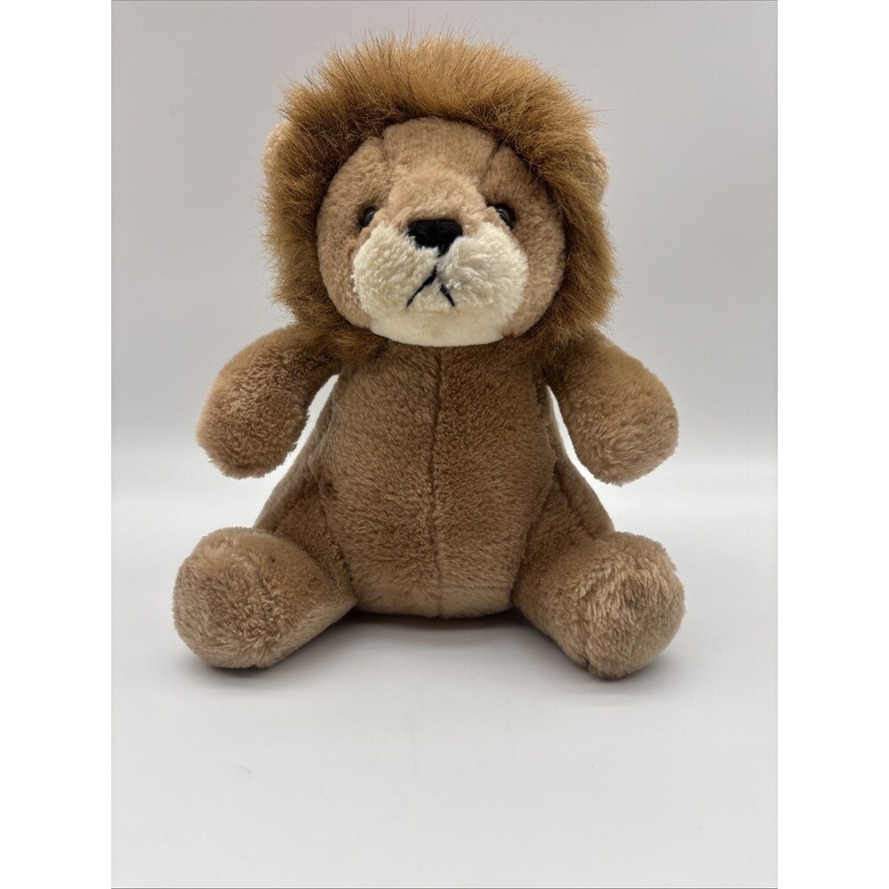 Classic Sahara Lion Plush Stuffed Animal Toy 9”